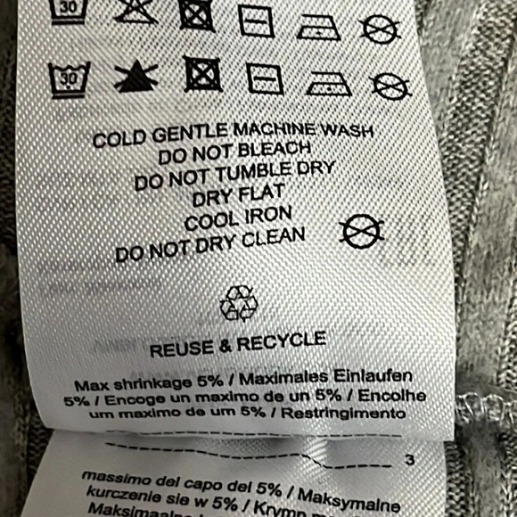 Vero Moda Blossom Rib Knit Leisure Pants in Grey - Size Large - Picture 8 of 8